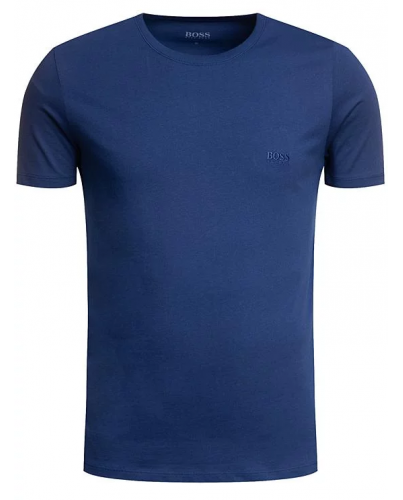 HUGO BOSS Niebieska Koszulka O-neck